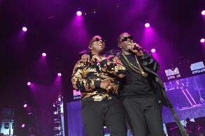 Sean 'Diddy' Combs and Mase at an event for Inside Edition (1988)