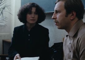 Ewa Pokas and Jerzy Stuhr in Camera Buff (1979)