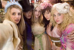 Emma Roberts, Juno Temple, Linzey Cocker, Sophie Wu, and Kimberley Nixon in Wild Child (2008)