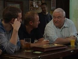 Steven Arnold, Michael Starke, and Philip McGinley in Coronation Street (1960)