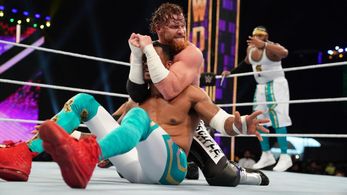 Matthew Adams, Gary Gordon, and Kenneth Crawford in WWE Super Show-Down (2020)