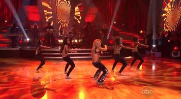 Jivanta Roberts With Shakira on Dancing With the Stars