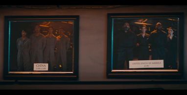 Omar Epps, Angus Macfadyen, Kate Walsh, Miranda Cosgrove, and Brent Yoshida in 3022 (2019)