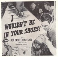 Charles D. Brown, Don Castle, Elyse Knox, Rory Mallinson, and Regis Toomey in I Wouldn't Be in Your Shoes (1948)