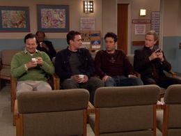 Neil Patrick Harris, Jason Segel, Matt Boren, and Josh Radnor in How I Met Your Mother (2005)