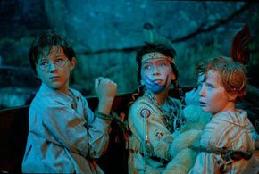 Harry Newell, Freddie Popplewell, and Carsen Gray in Peter Pan (2003)
