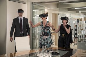 Peter Hermann, Miriam Shor, and Sutton Foster in Younger (2015)