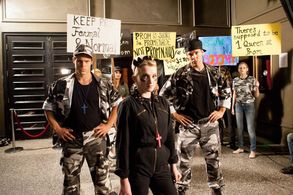 Evanna Lynch, Brock Harris, and Taylor Frey in G.B.F. (2013)