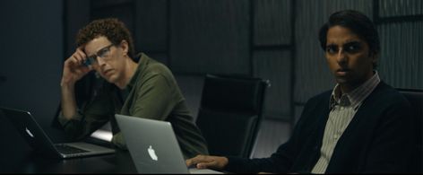 Noah Weisberg and Rama Vallury in Super Pumped (2022)