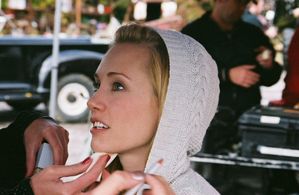 Behind the scenes on the Staunton Hill set.