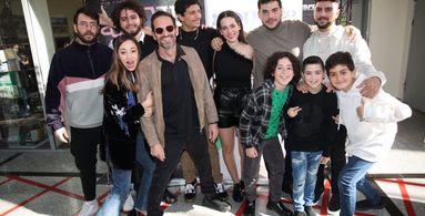 Nelly Tagar, Lisa Bastuni, Guri Alfi, Firas Mana, Lear Issa, Gal Zak, and Irmy Shik-Blum at an event for Madrasa (2023)