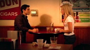 Ice Breaker (as Lindsay) Pictured with Sasha Andreev