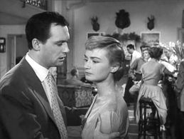 Brigitte Auber and Maurice Ronet in The Aristocrats (1955)