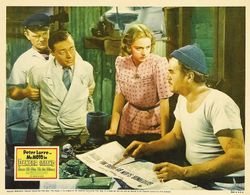 Peter Lorre, Amanda Duff, Harry Strang, and Harry Woods in Mr. Moto in Danger Island (1939)