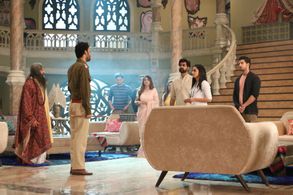 Sujay Reu, Sargun Luthra, Harsh Vashisht, Juhi Parmar, Manish Goel, Munisha Khatwani, and Gautam Vig in Tantra (2018)
