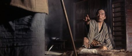 Shintarô Katsu and Yoshio Yoshida in Zatoichi on the Road (1963)