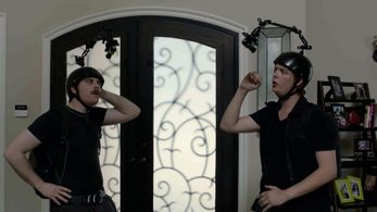 Tyler Phillips and Peter Gilroy in 30 Nights of Paranormal Activity with the Devil Inside the Girl with the Dragon Tatto