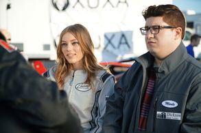 Grace Van Dien and Matthew Joel Kranyak in Lady Driver (2020)