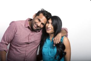 Geeta Vasant Patel and Ravi Patel in Meet the Patels (2014)