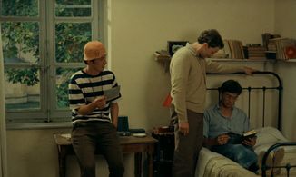 Patrick Bouchitey, Marc Chapiteau, and Patrick Dewaere in The Best Way to Walk (1976)