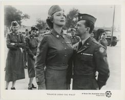 Mara Corday, Elsie Holmes, Karen Kadler, Donald O'Connor, and Joan Shawlee in Francis Joins the WACS (1954)