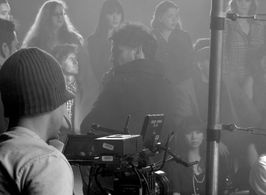 On the set of Noel Gallagher's Dream On shoot.