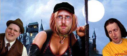 Doug Walker, Lewis Lovhaug, and Noah Antwiler in Nostalgia Critic (2007)