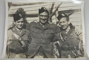 Frank Baker, Victor McLaglen, and David Rollins in The Black Watch (1929)
