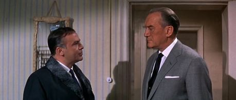 George Sanders and Herbert Lom in A Shot in the Dark (1964)