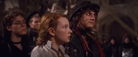 Augustus Prew and Dakota Blue Richards in The Secret of Moonacre (2008)