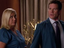Linda Klein and Dylan Walsh in Nip/Tuck (2003)