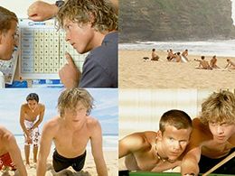 Chris Foy, Adam Saunders, and Khan Chittenden in Blue Water High (2005)