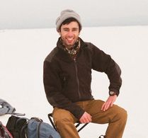 Reuben Guberek in White Sands, New Mexico