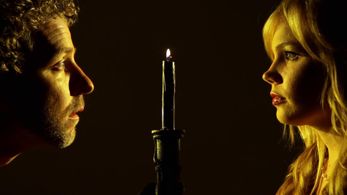 Jeff Grace and Lisa Schwartz in The Spirited (2011)