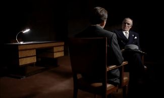 Jean-Louis Trintignant and Fosco Giachetti in The Conformist (1970)