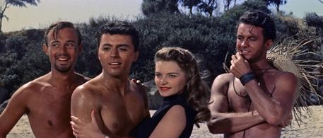 James Darren, Shary Marshall, Burt Metcalfe, and Cliff Robertson in Gidget (1959)