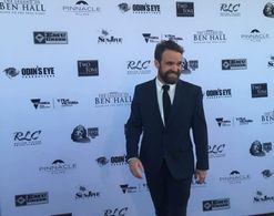 Adam Willson at the premier of The Legend of Ben Hall