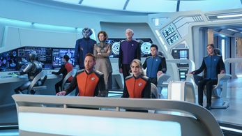 Bruce Boxleitner, Victor Garber, Lisa Banes, Scott Grimes, Seth MacFarlane, Adrianne Palicki, and Anne Winters in The Or