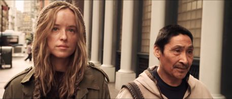Dakota Johnson and Theo Ikummaq in Chloe and Theo (2015)