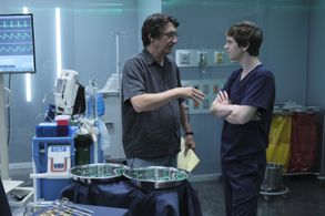 Steven DePaul and Freddie Highmore in The Good Doctor (2017)
