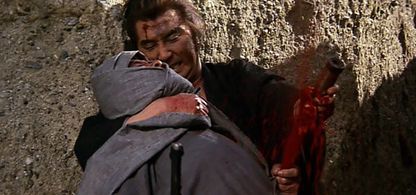 Tomisaburô Wakayama in Lone Wolf and Cub: Baby Cart in Peril (1972)