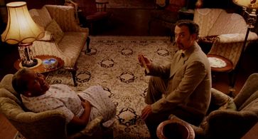 Tom Hanks and Irma P. Hall in The Ladykillers (2004)