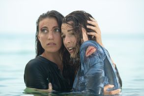 Gina Vitori (Paige) and Aubrey Reynolds (Lindsey) in FRENZY