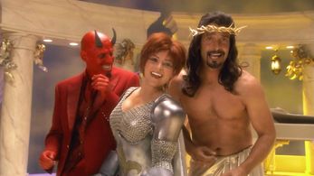 Christine Lakin, John Mann, and Robert Torti in Reefer Madness: The Movie Musical (2005)