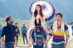 Sushant Singh Rajput and Sara Ali Khan in Kedarnath (2018)