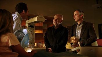 Robert David Hall, Wallace Langham, Emme Rylan, and David Berman in CSI: Crime Scene Investigation (2000)