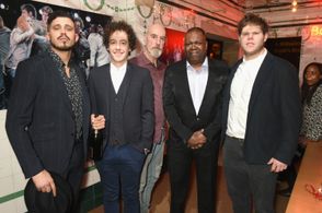 Sam Cox, Matthew Steer, Aaron Heffernan, and Douggie McMeekin at an event for A Midsummer Night's Dream (1999)