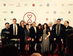 At the premiere of Planet Single