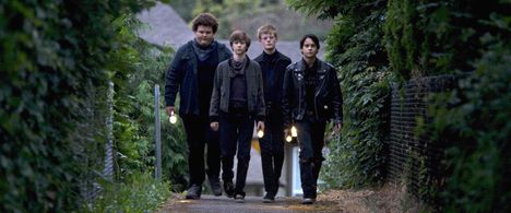 Caleb Emery, Judah Lewis, Graham Verchere, and Cory Gruter-Andrew in Summer of 84 (2018)