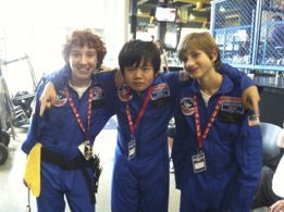 Still Michael Zhang (The Avengers) is on set (Space Warriors)with Thomas Horn (Extremely Loud & Incredibly Close) and Gr